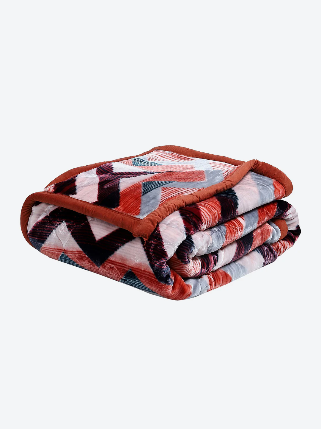 Printed Double Bed Reversible Blanket 2 Ply, 910 GSM, 4.8 kg (Vista) - Image 5