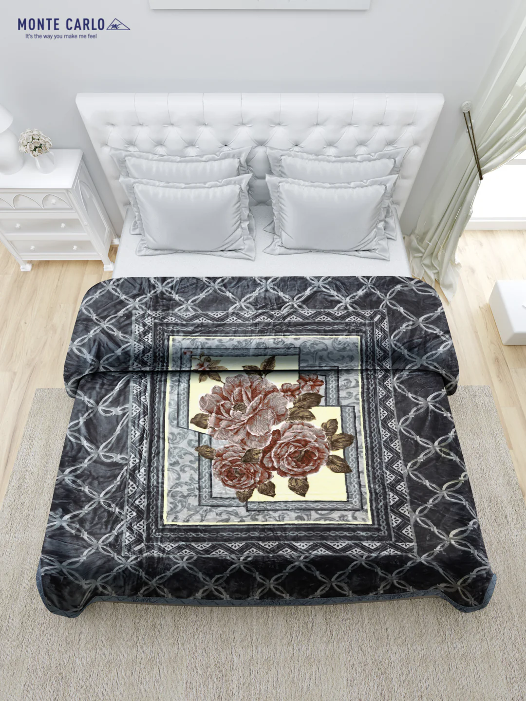 Printed Double Bed Blanket for Heavy Winter -1 Ply - Image 3