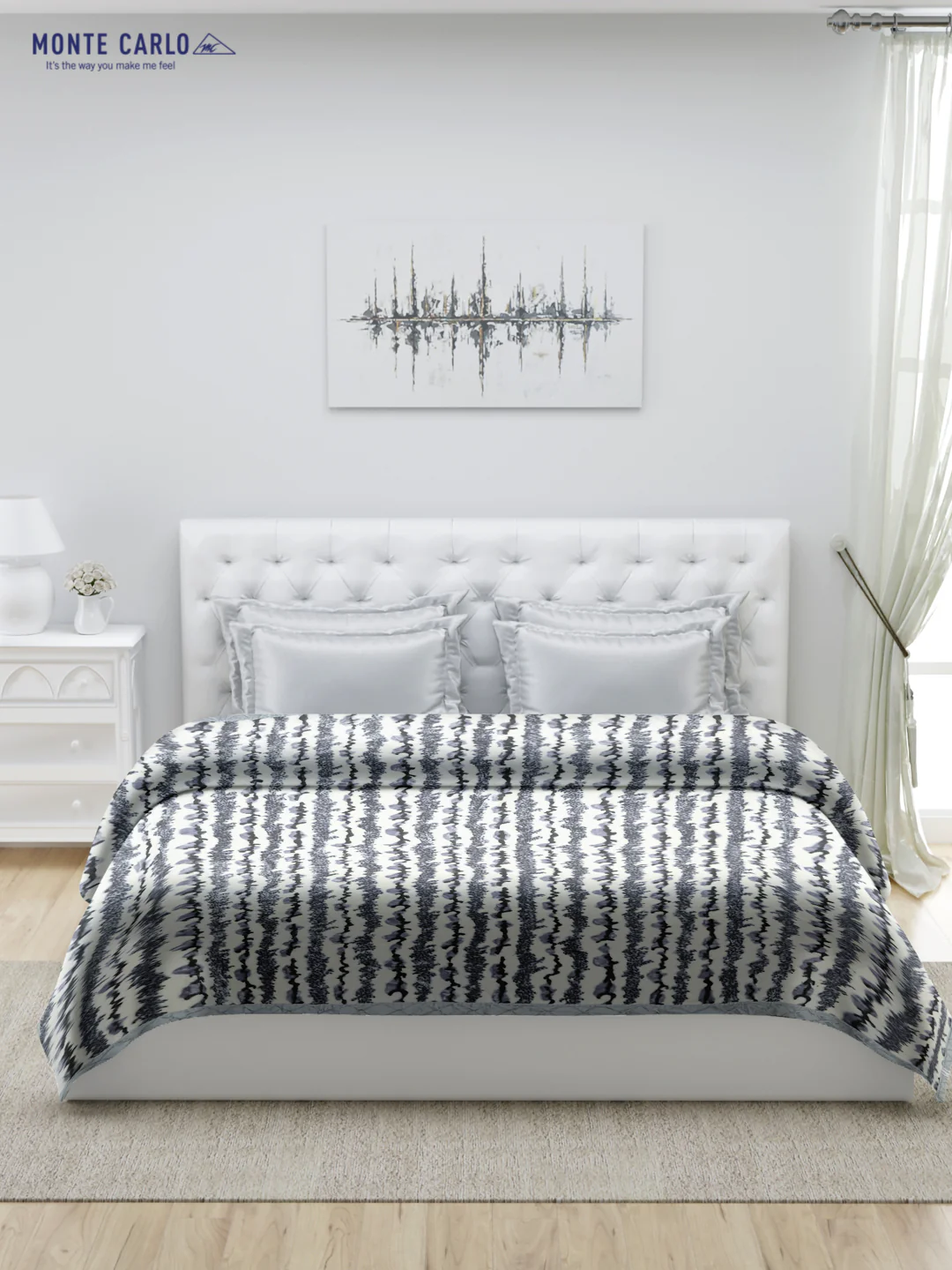 Printed Double Bed Blanket for Heavy Winter -1 Ply - Image 2