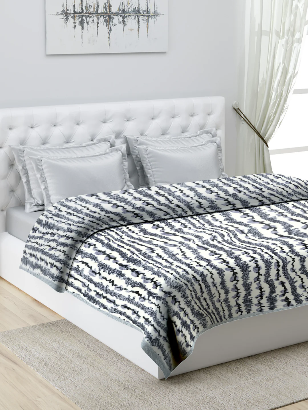 Printed Double Bed Blanket for Heavy Winter -1 Ply - Image 9