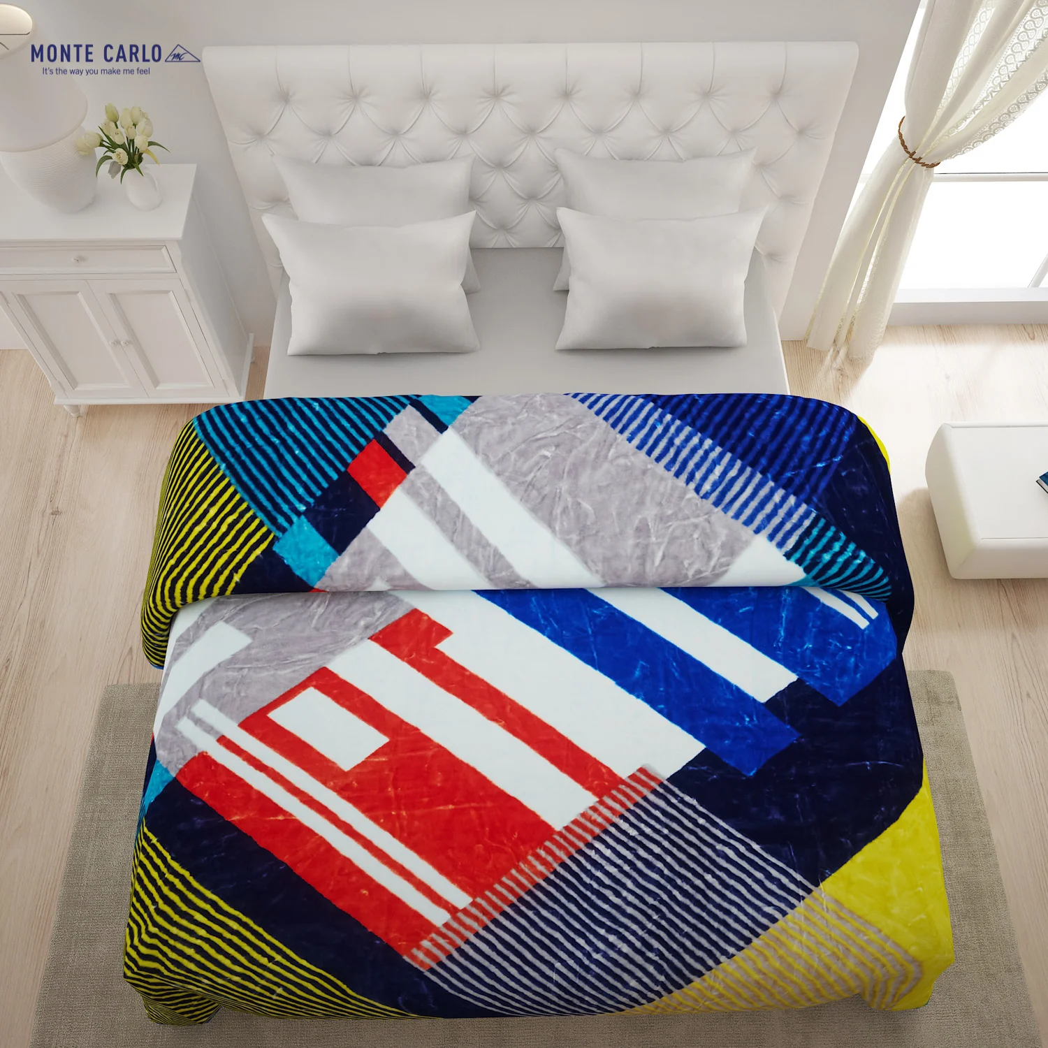 Printed Double Bed Blanket for Heavy Winter -2 Ply - Image 3