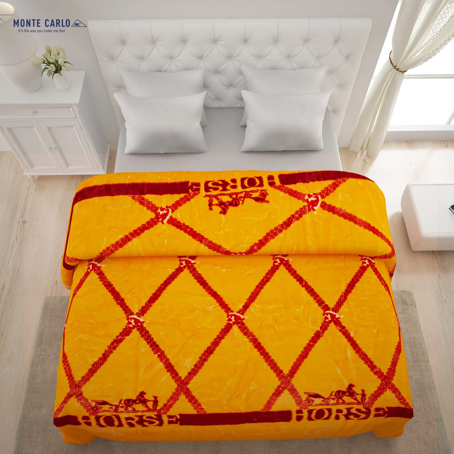 Printed Double Bed Blanket for Heavy Winter -2 Ply - Image 3