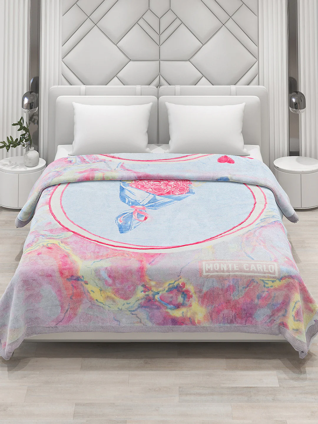 Printed Double Bed Blanket for Heavy Winter -2 Ply - Image 2