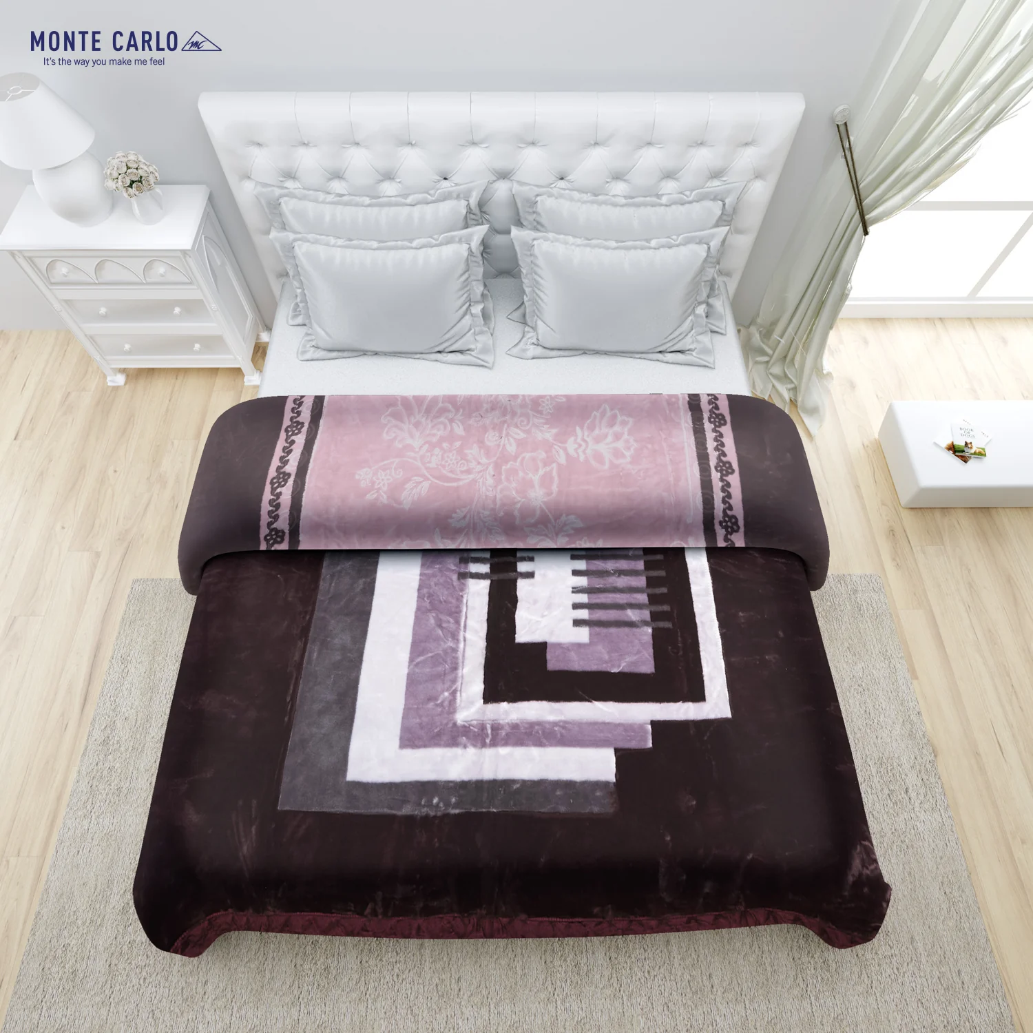 Printed Double Bed Blanket for Heavy Winter -2 Ply - Image 4