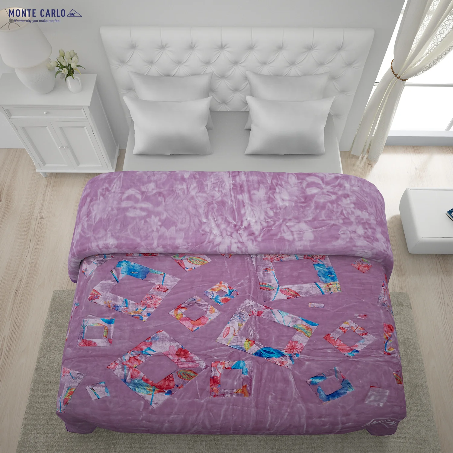 Printed Double Bed Blanket for Heavy Winter -2 Ply - Image 4