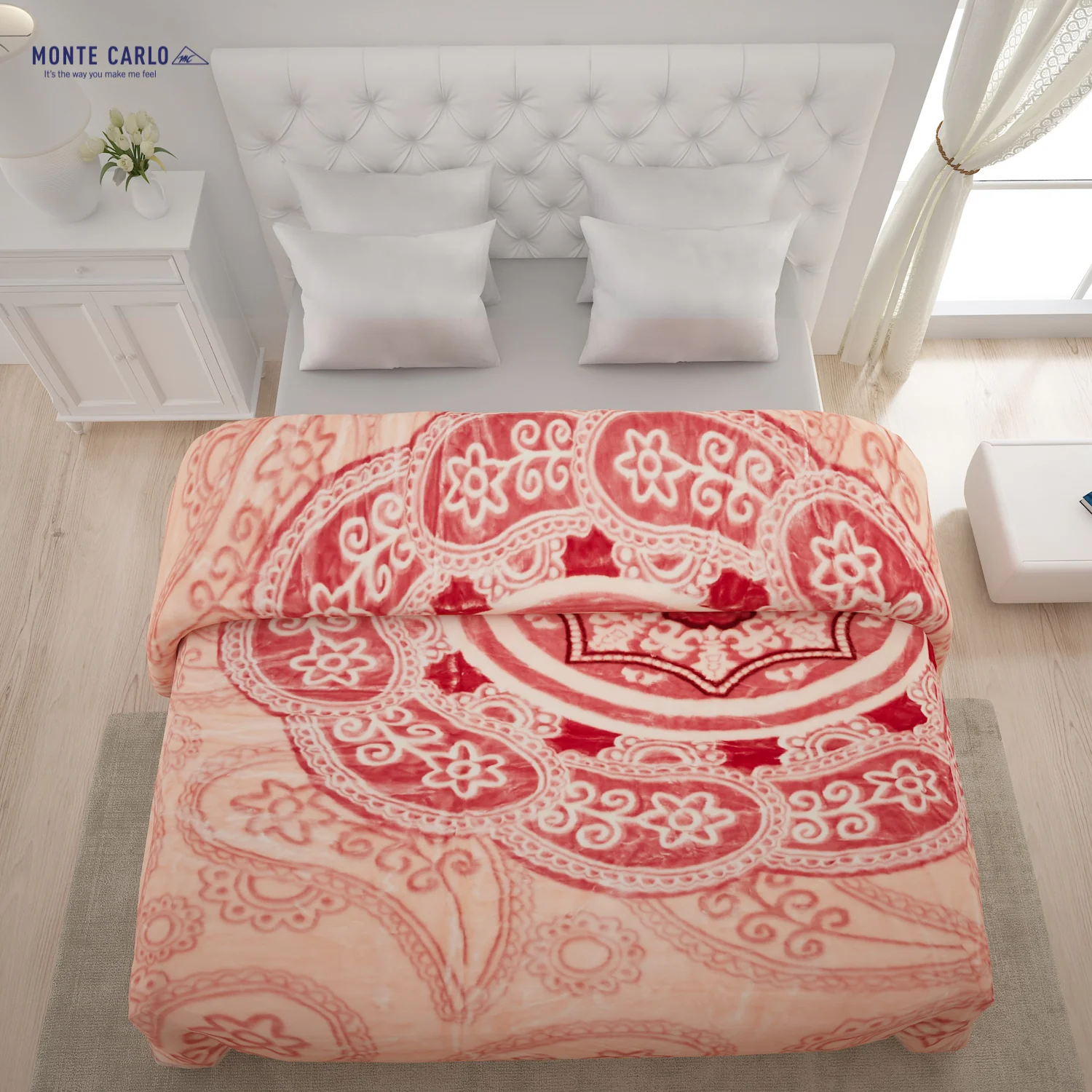 Printed Double Bed Blanket for Heavy Winter -2 Ply - Image 3