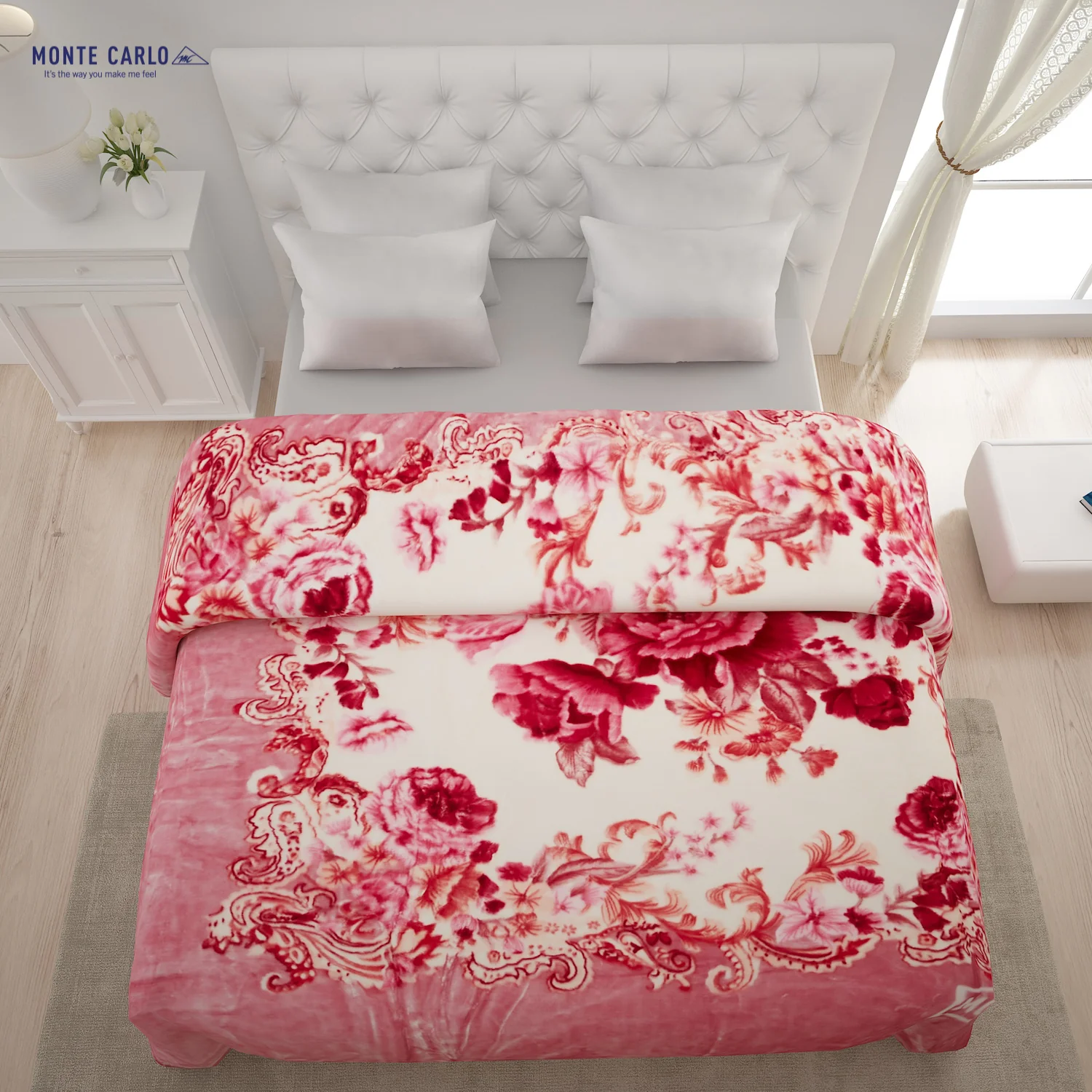 Printed Double Bed Blanket for Heavy Winter -2 Ply - Image 3