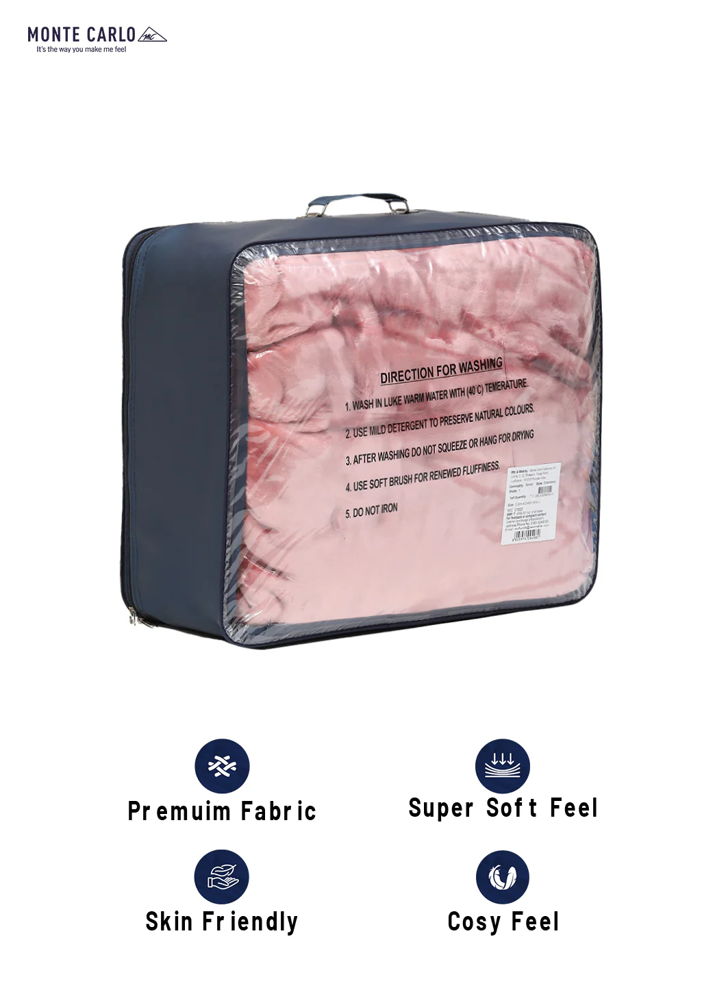 Printed Double Bed Blanket for Heavy Winter -2 Ply - Image 8