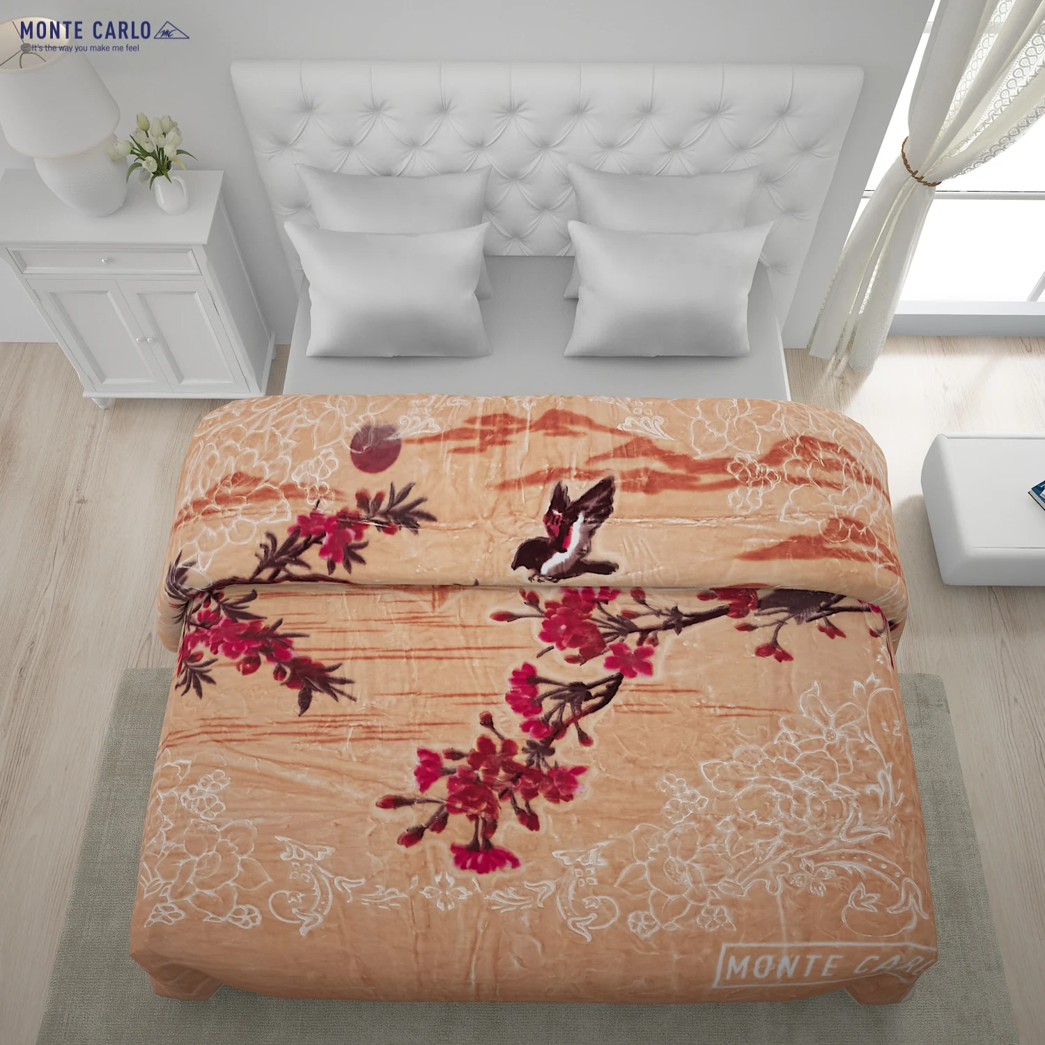 Printed Double Bed Blanket for Heavy Winter -2 Ply - Image 3