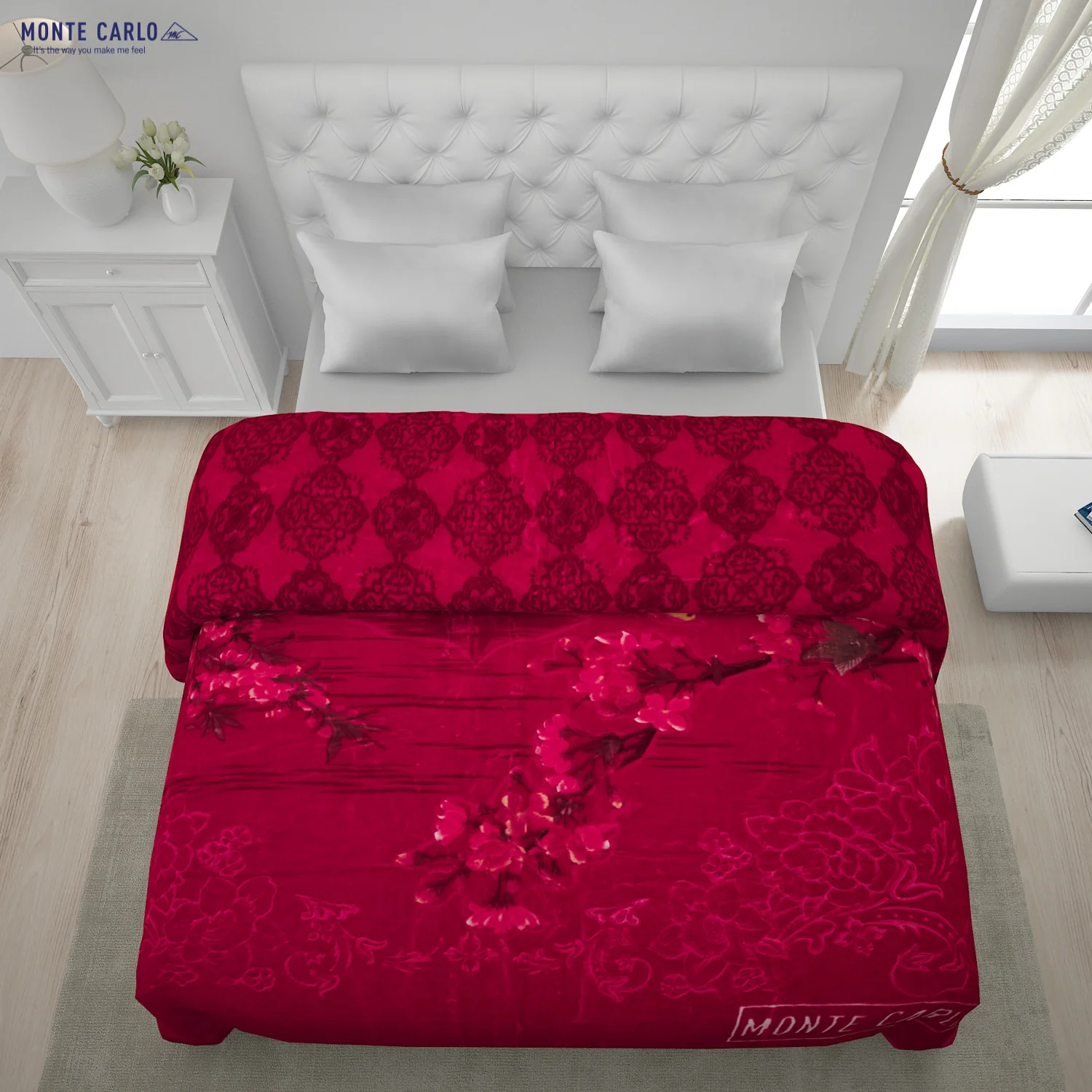 Printed Double Bed Blanket for Heavy Winter -2 Ply - Image 4