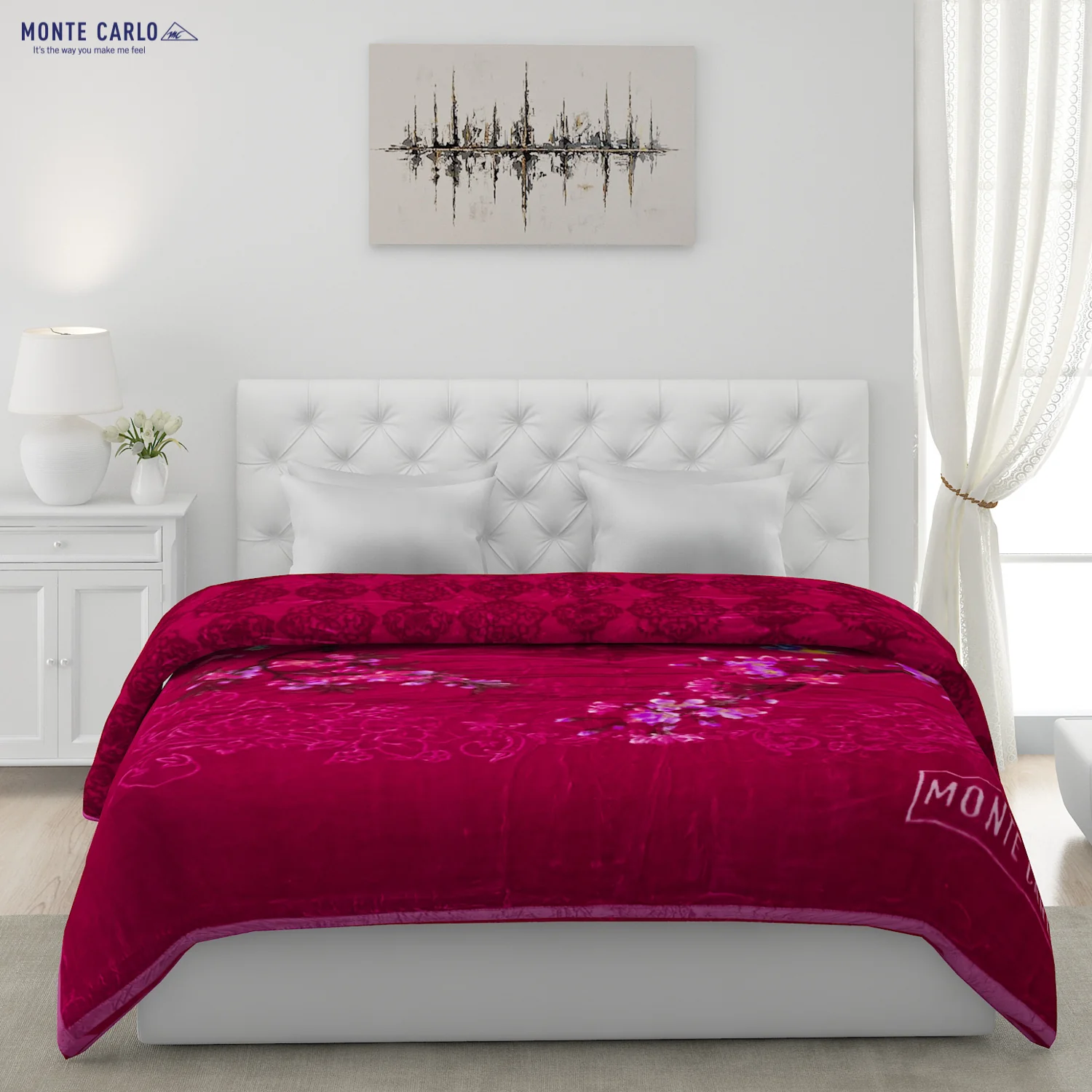 Printed Double Bed Blanket for Heavy Winter -2 Ply - Image 3