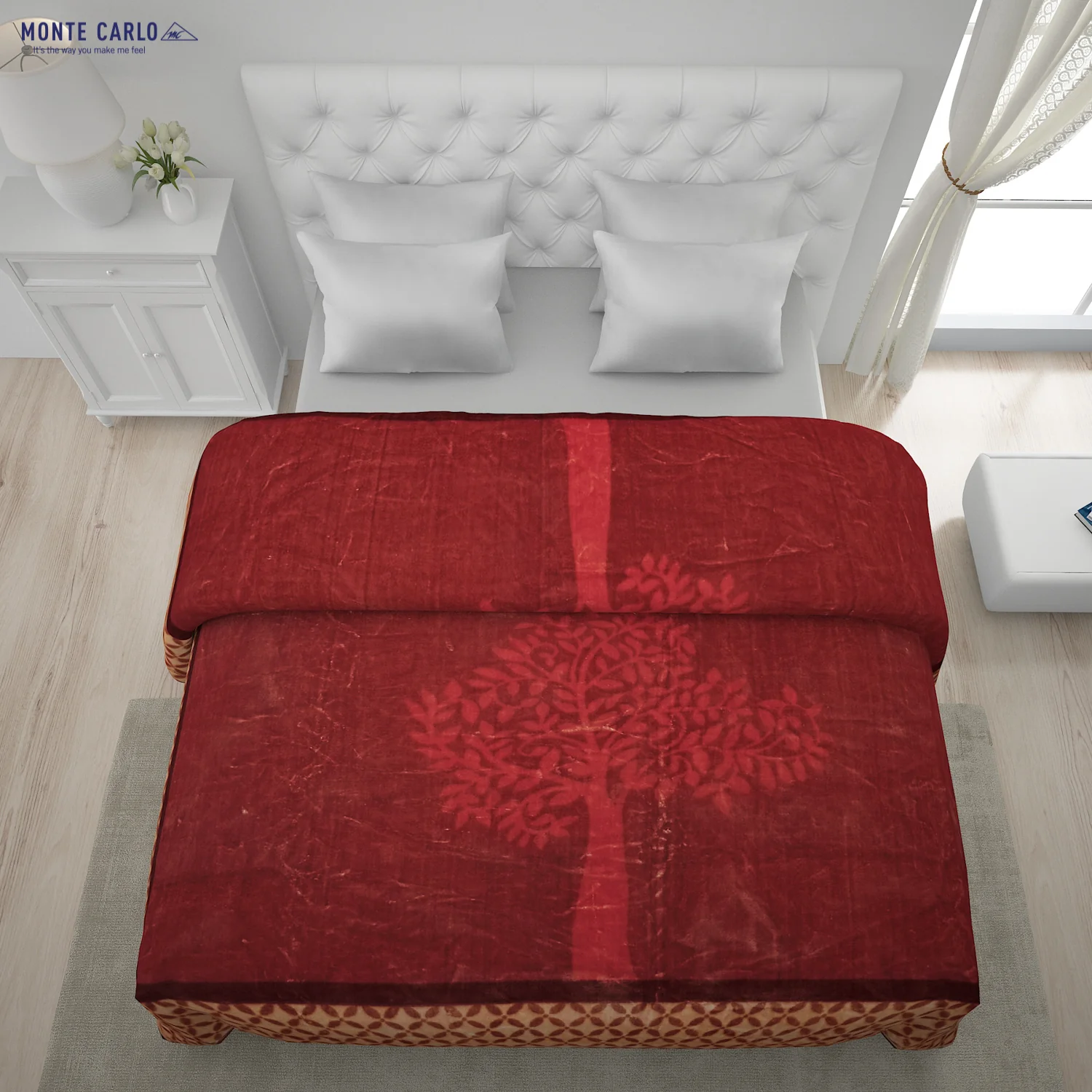 Printed Double Bed Blanket for Heavy Winter -2 Ply - Image 4