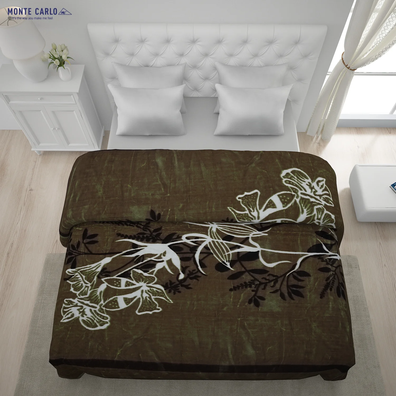 Printed Double Bed Blanket for Heavy Winter -2 Ply - Image 3