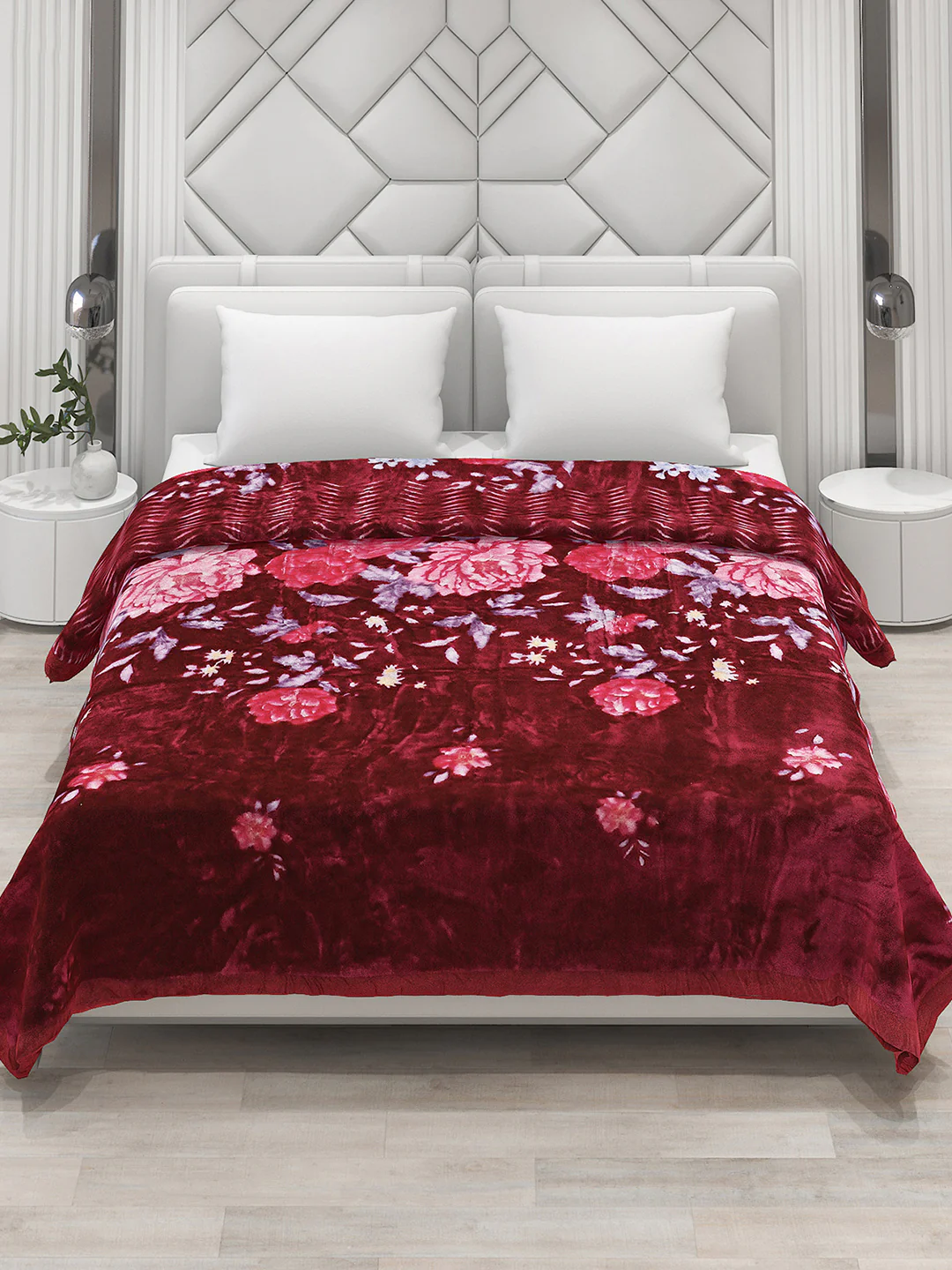Printed Double Bed Blanket for Heavy Winter -2 Ply - Image 4