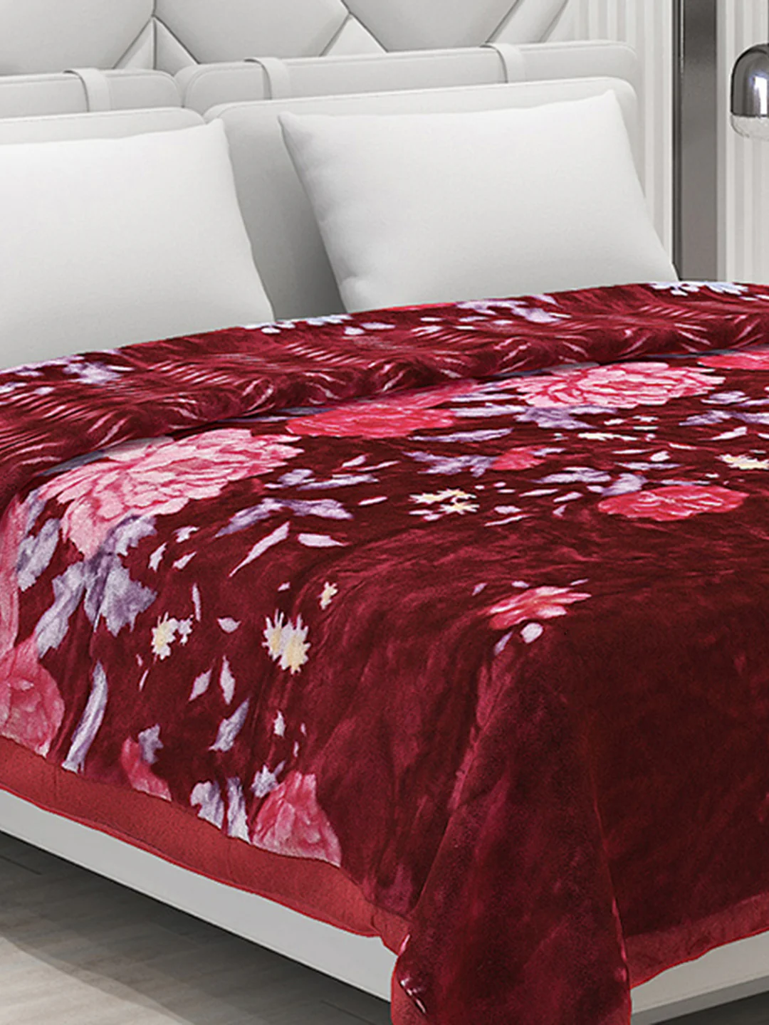 Printed Double Bed Blanket for Heavy Winter -2 Ply - Image 7