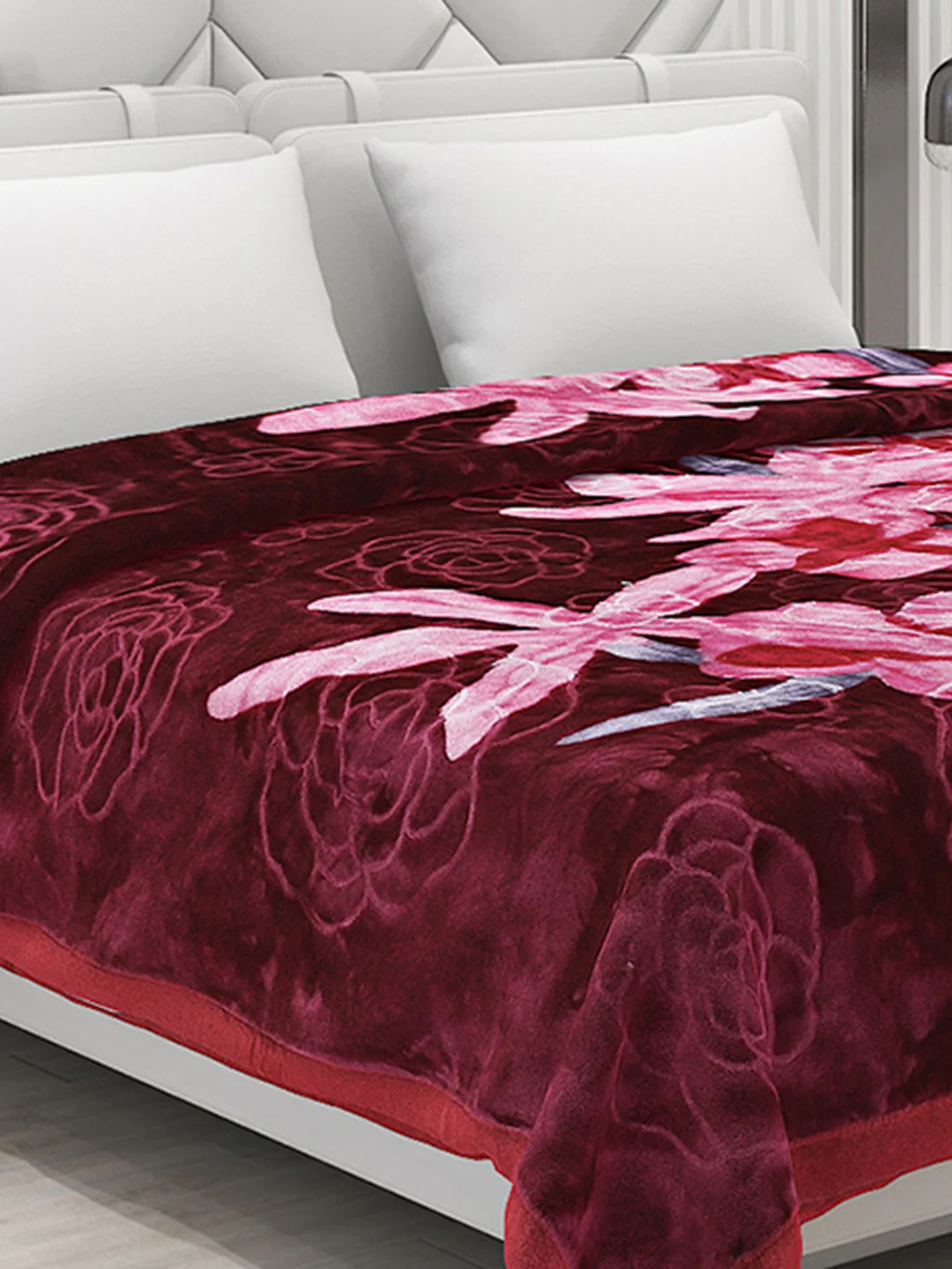 Printed Double Bed Blanket for Heavy Winter -2 Ply - Image 7