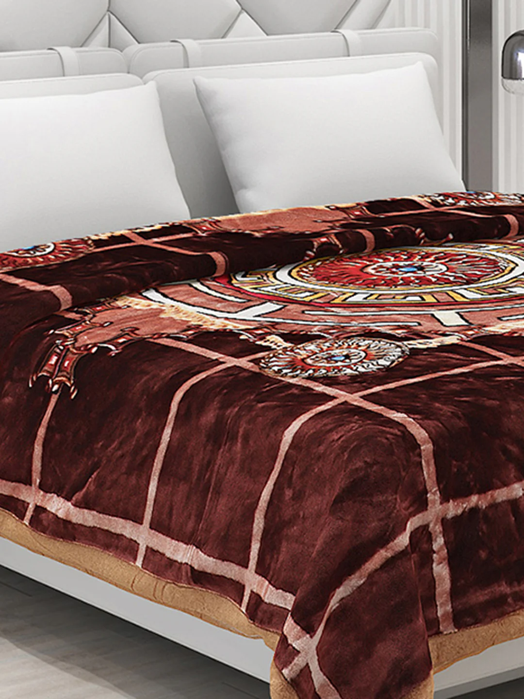 Printed Double Bed Blanket for Heavy Winter -2 Ply - Image 7