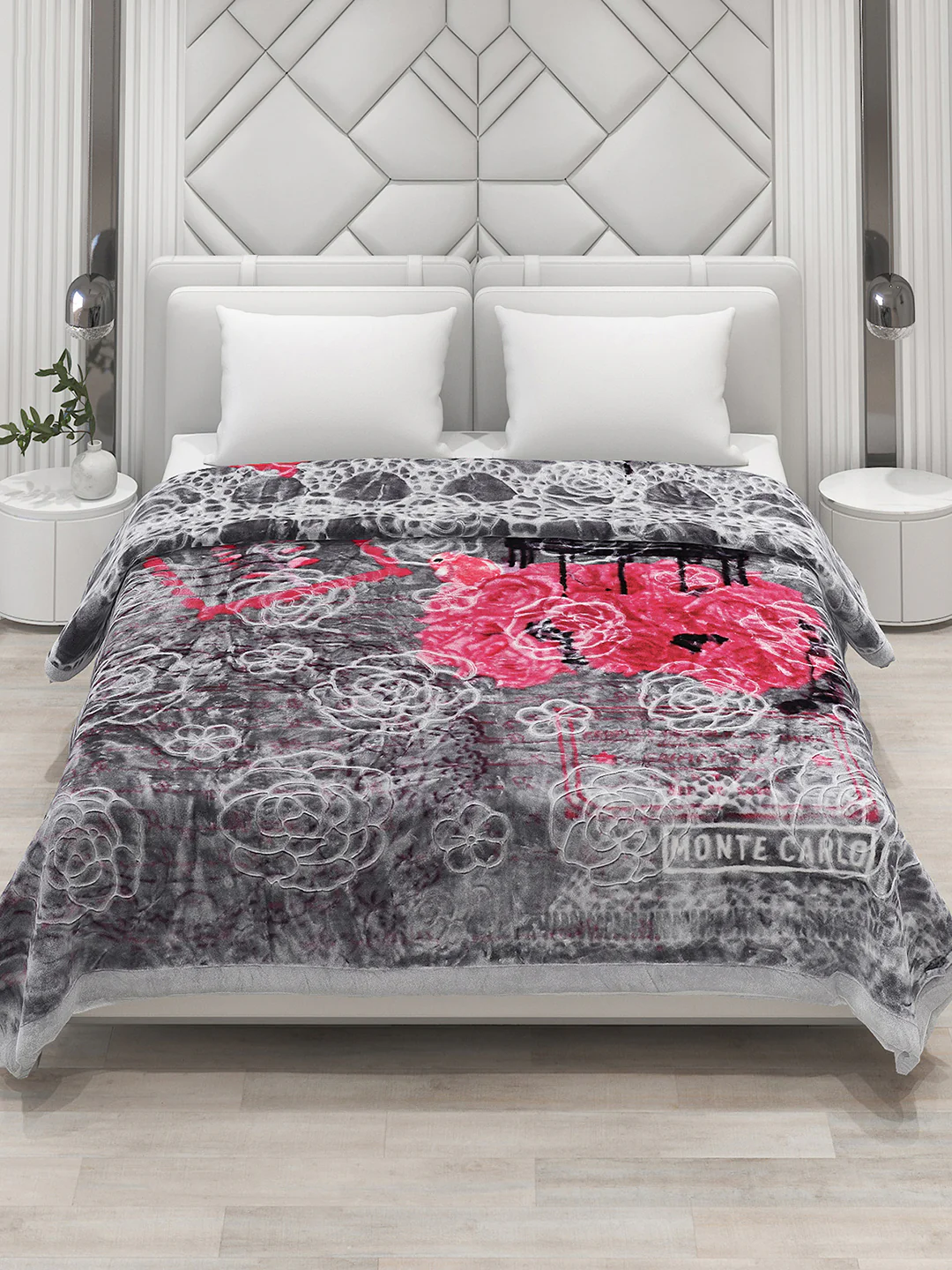 Printed Double Bed Blanket for Heavy Winter -2 Ply - Image 4