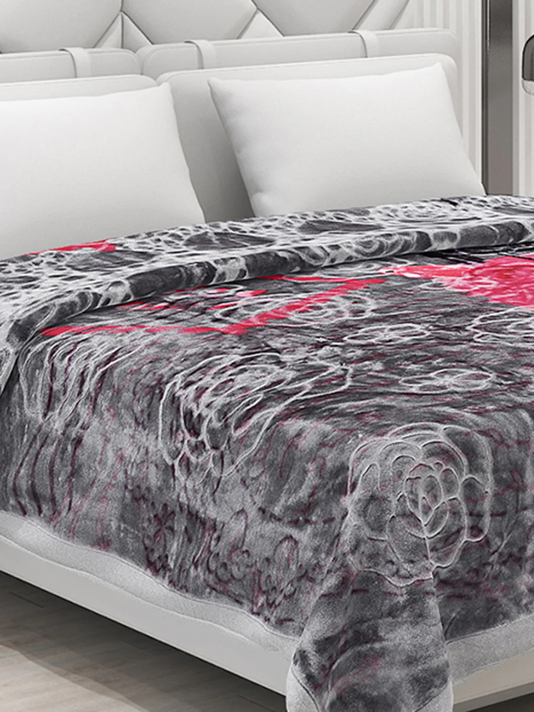 Printed Double Bed Blanket for Heavy Winter -2 Ply - Image 7