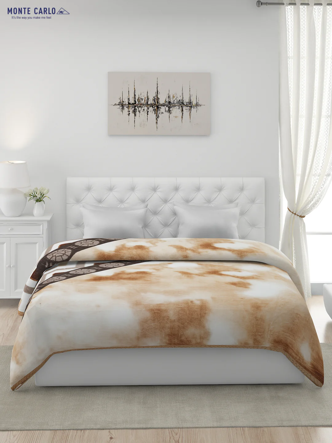 Printed Double Bed Blanket for Heavy Winter -2 Ply - Image 2