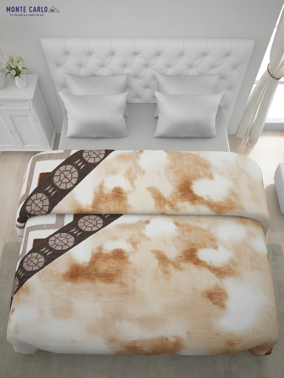 Printed Double Bed Blanket for Heavy Winter -2 Ply - Image 3