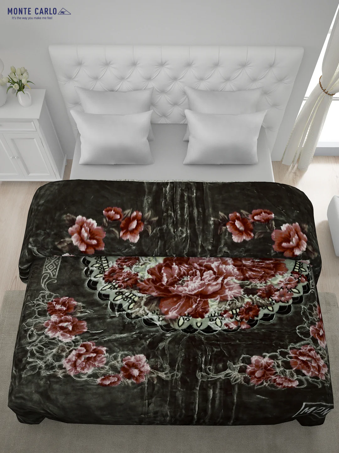 Printed Double Bed Blanket for Heavy Winter -2 Ply - Image 4
