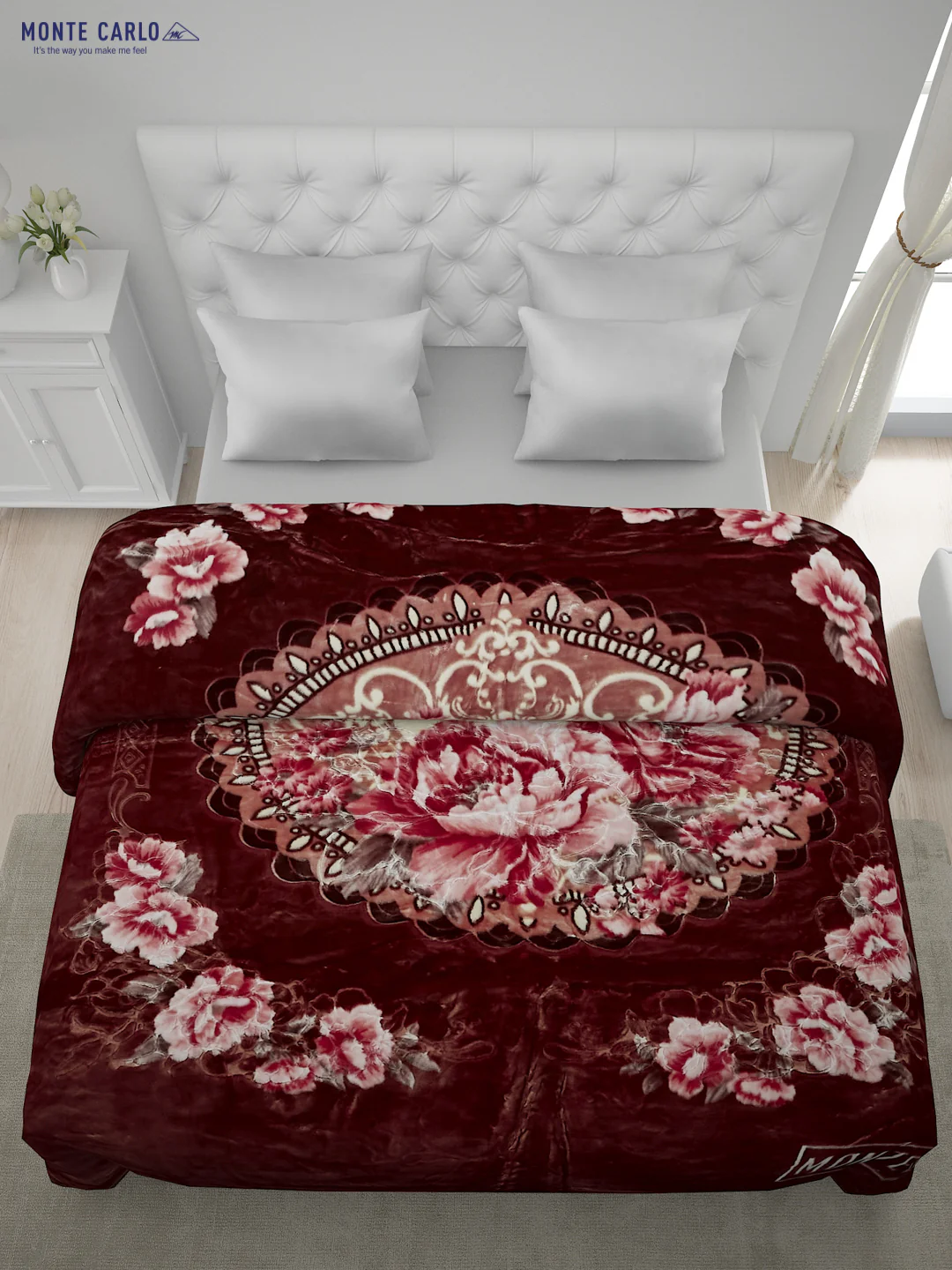 Printed Double Bed Blanket for Heavy Winter -2 Ply - Image 4