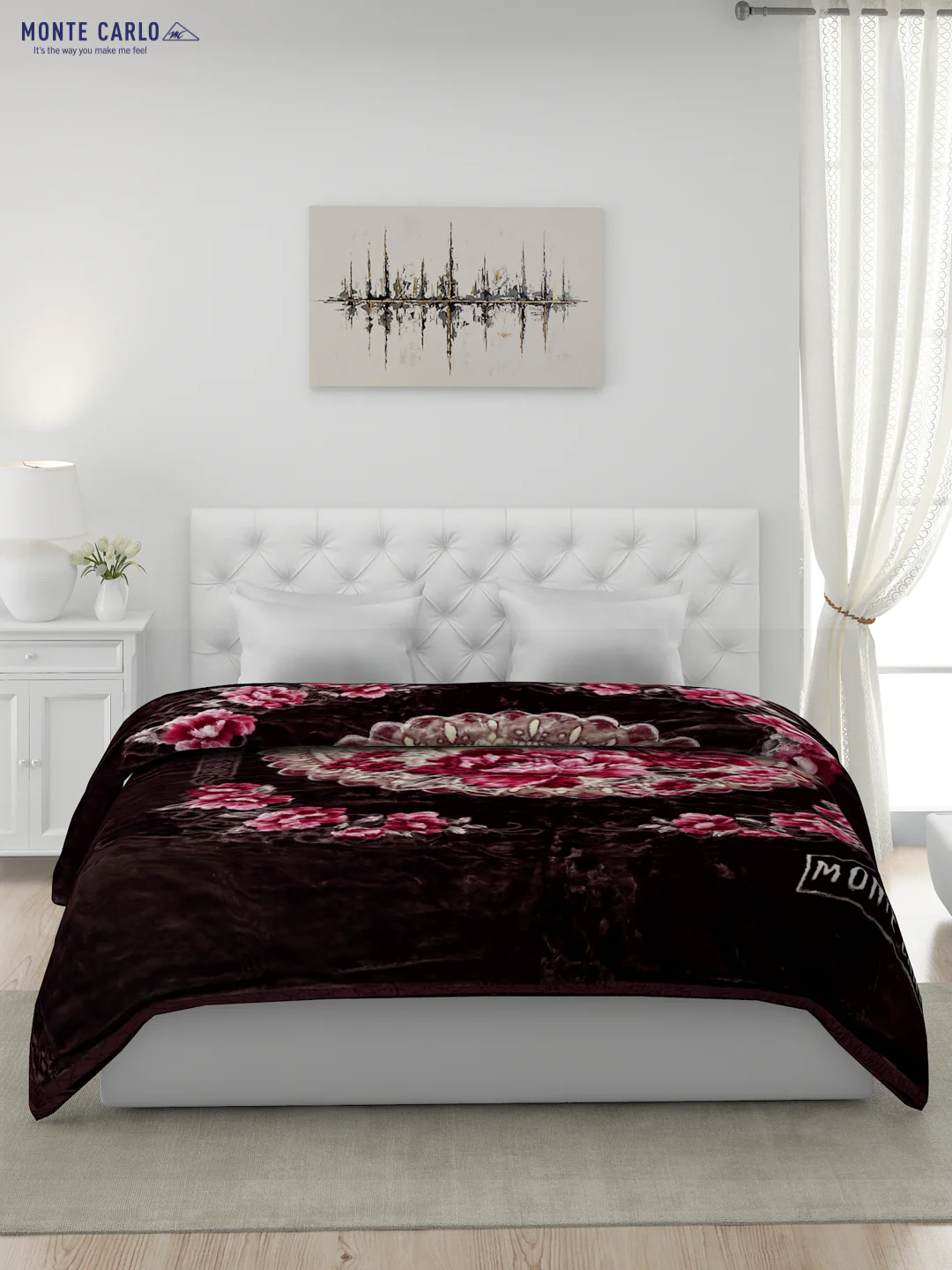Printed Double Bed Blanket for Heavy Winter -2 Ply - Image 2