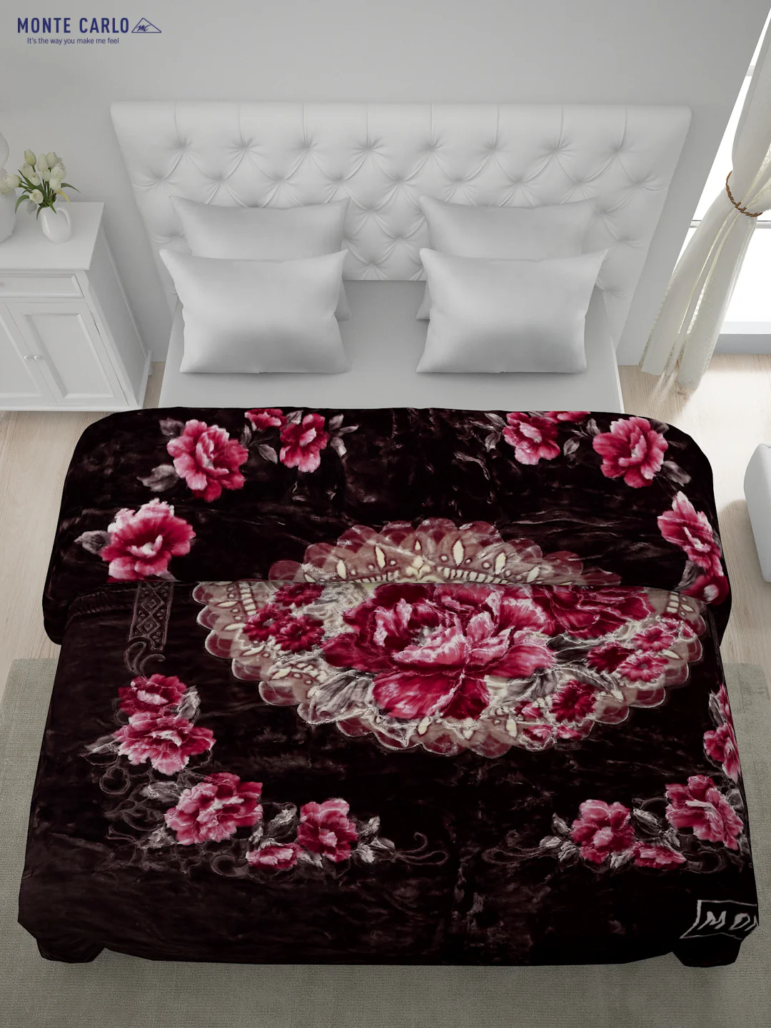 Printed Double Bed Blanket for Heavy Winter -2 Ply - Image 3