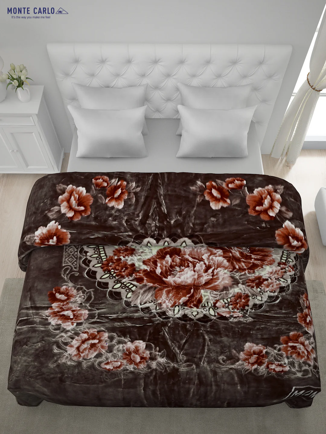 Printed Double Bed Blanket for Heavy Winter -2 Ply - Image 4