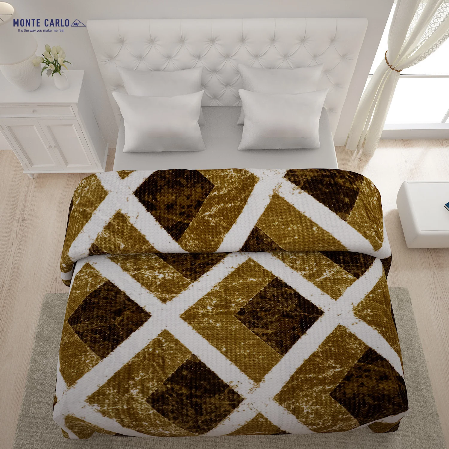 Printed Double Bed Blanket for Heavy Winter -2 Ply - Image 3