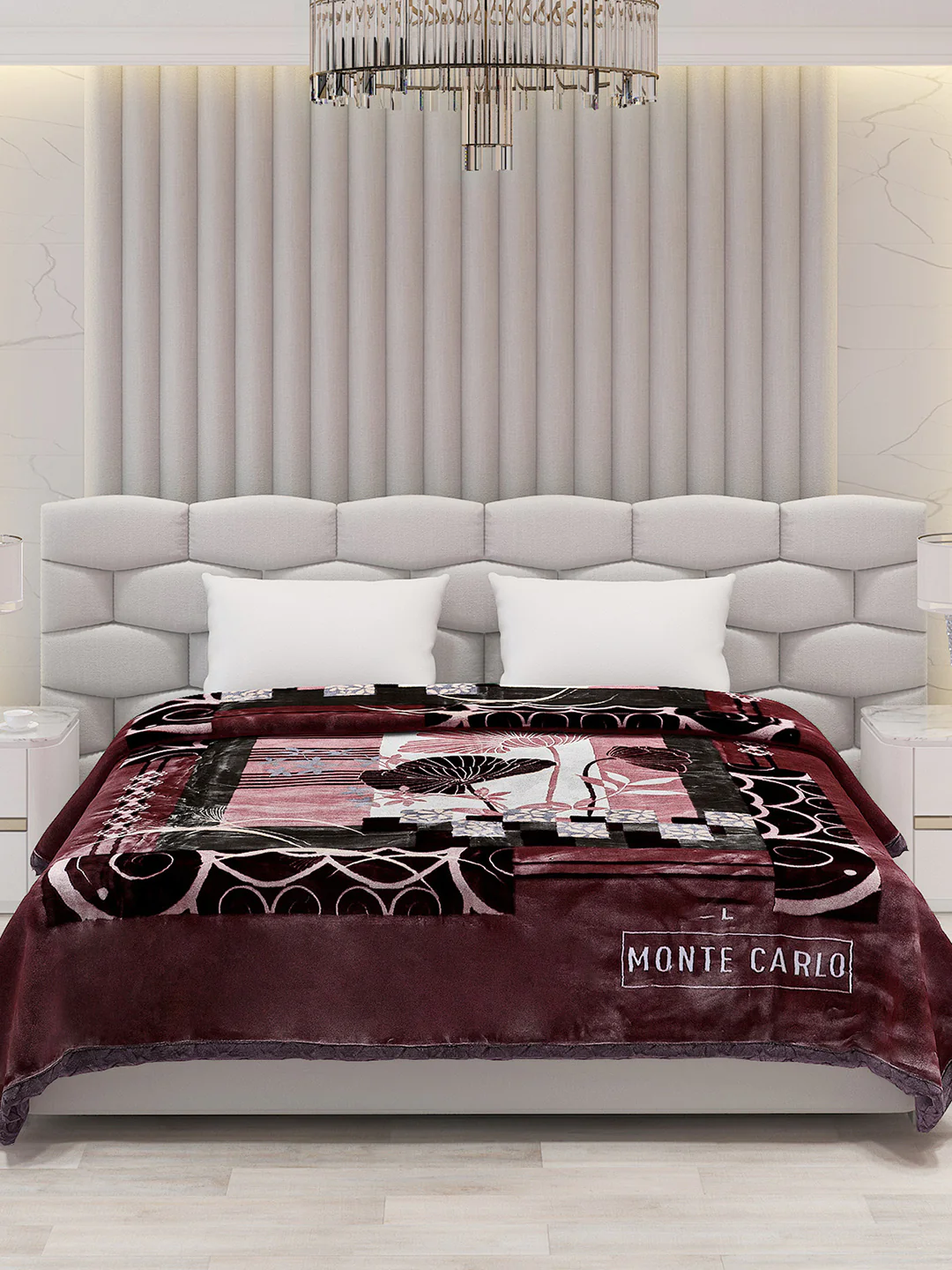 Printed Double Bed Blanket for Heavy Winter -2 Ply - Image 3