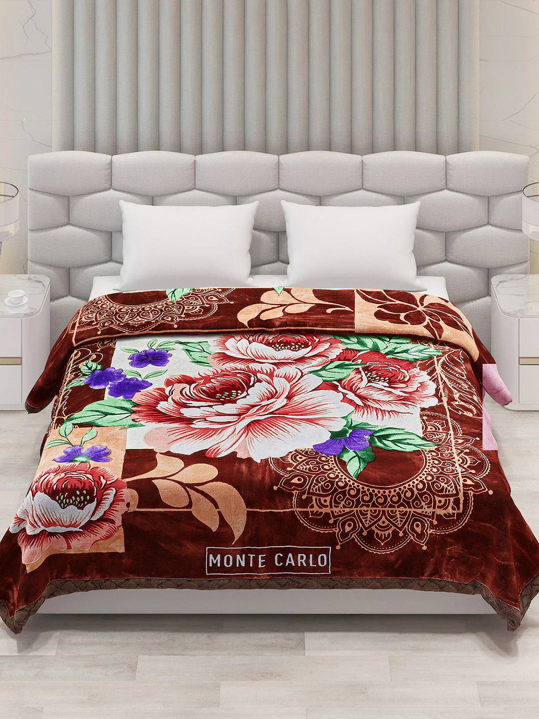 Printed Double Bed Blanket for Heavy Winter -2 Ply - Image 2