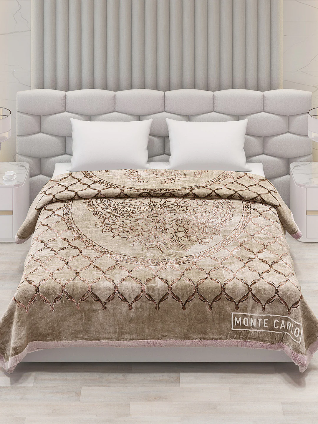 Printed Double Bed Blanket for Heavy Winter -2 Ply - Image 2