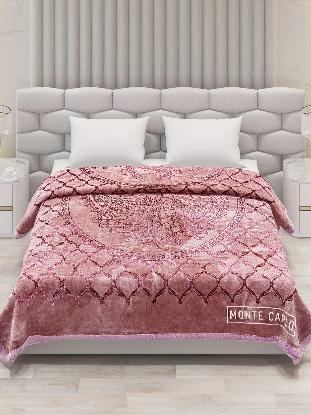 Printed Double Bed Blanket for Heavy Winter -2 Ply - Image 2