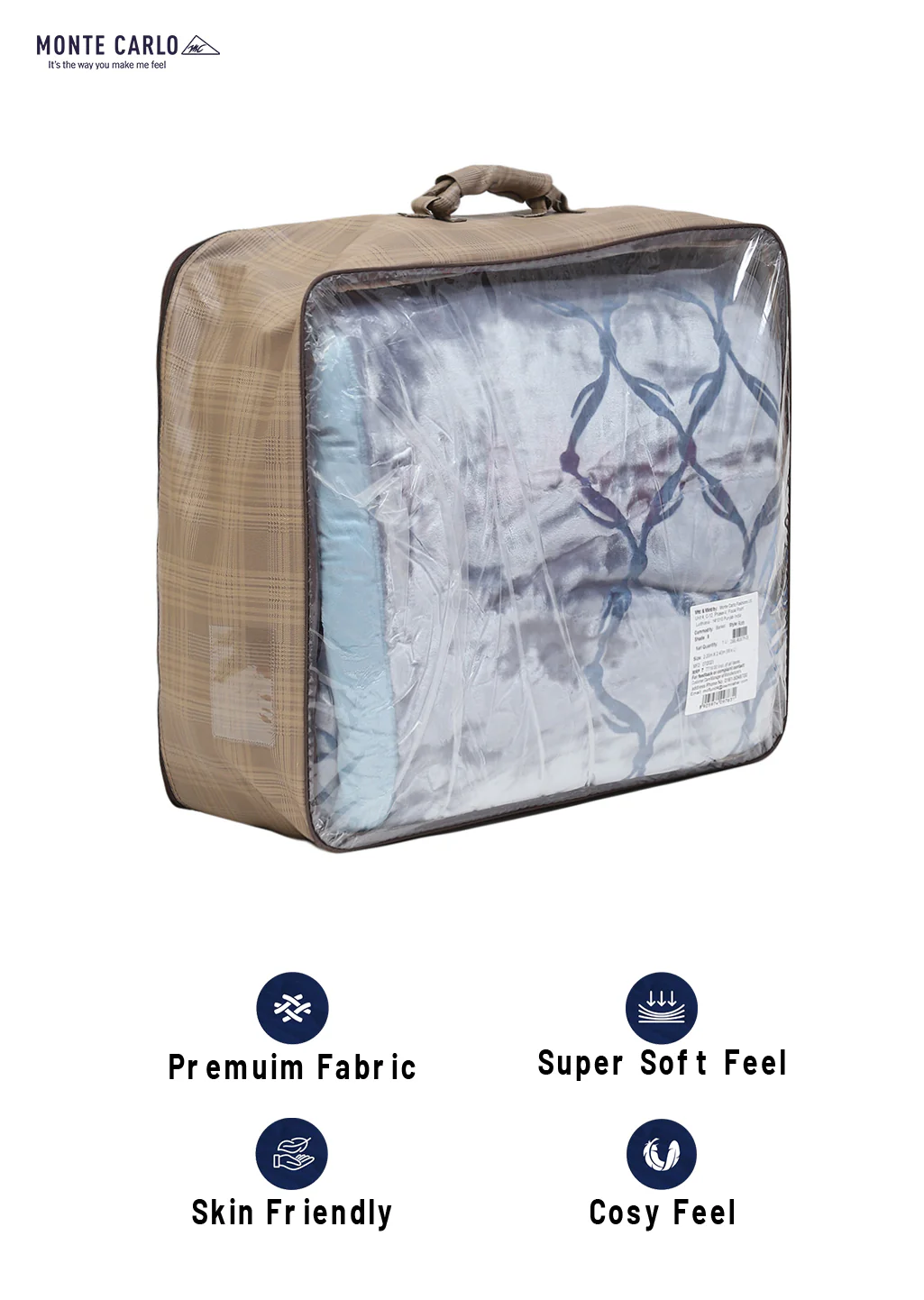 Printed Double Bed Blanket for Heavy Winter -2 Ply - Image 8