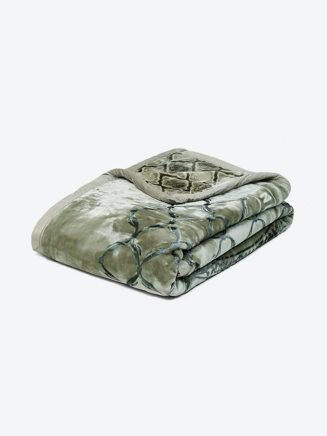 Printed Double Bed Blanket for Heavy Winter -2 Ply - Image 5