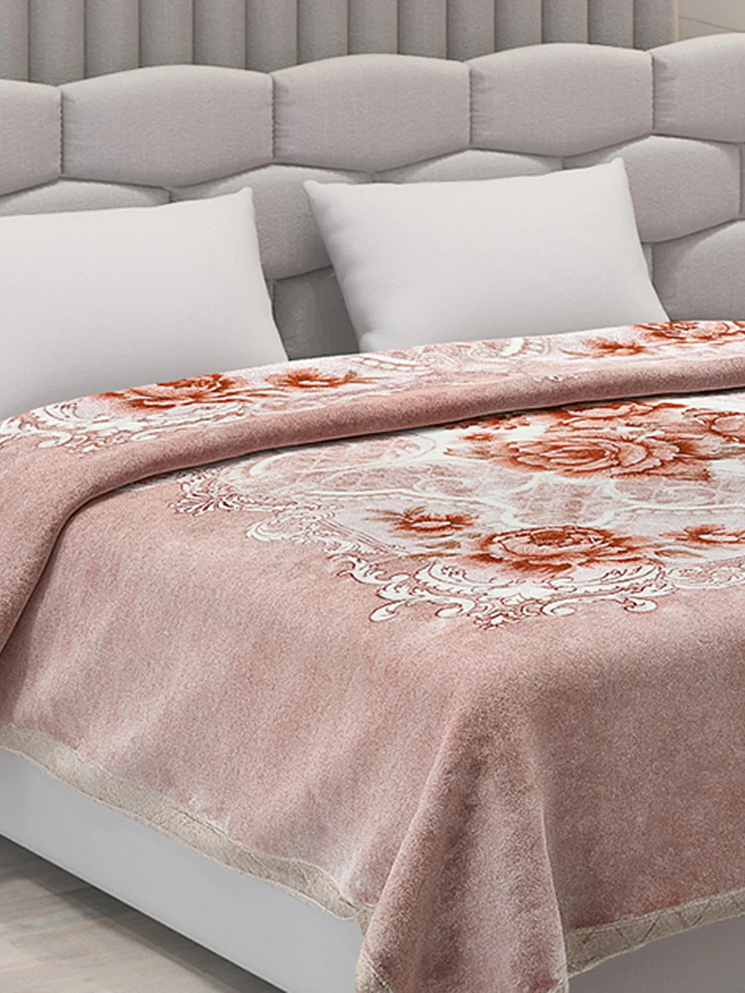 Printed Double Bed Blanket for Heavy Winter -2 Ply - Image 4