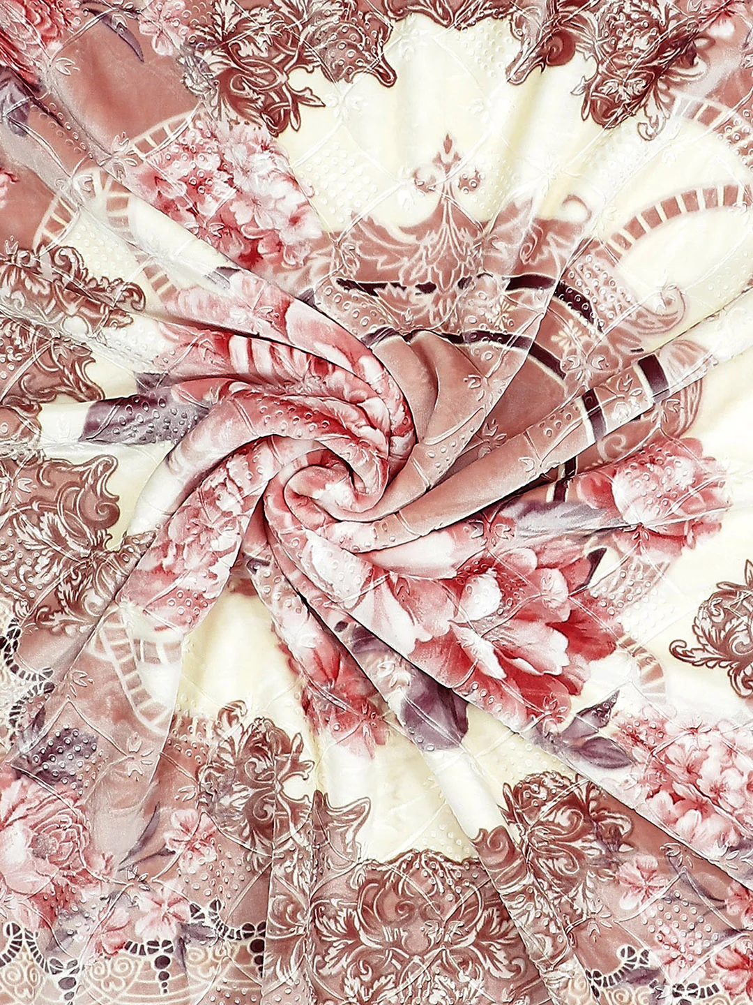 Printed Double Bed Blanket for Heavy Winter -2 Ply - Image 7