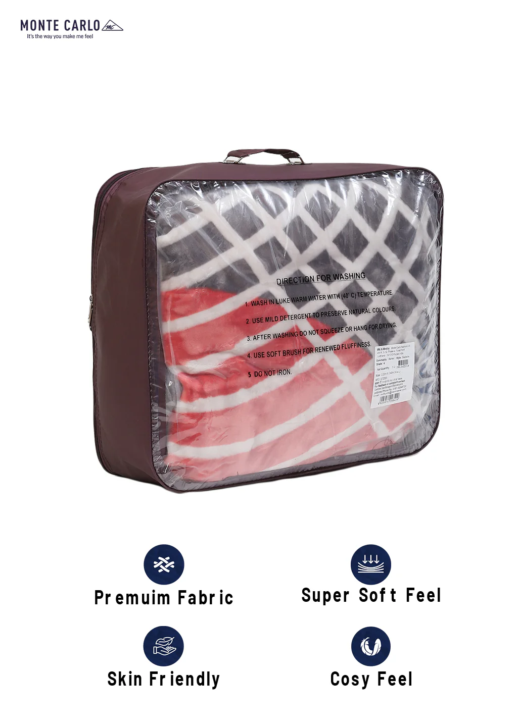 Printed Double Bed Blanket for Heavy Winter -2 Ply - Image 8