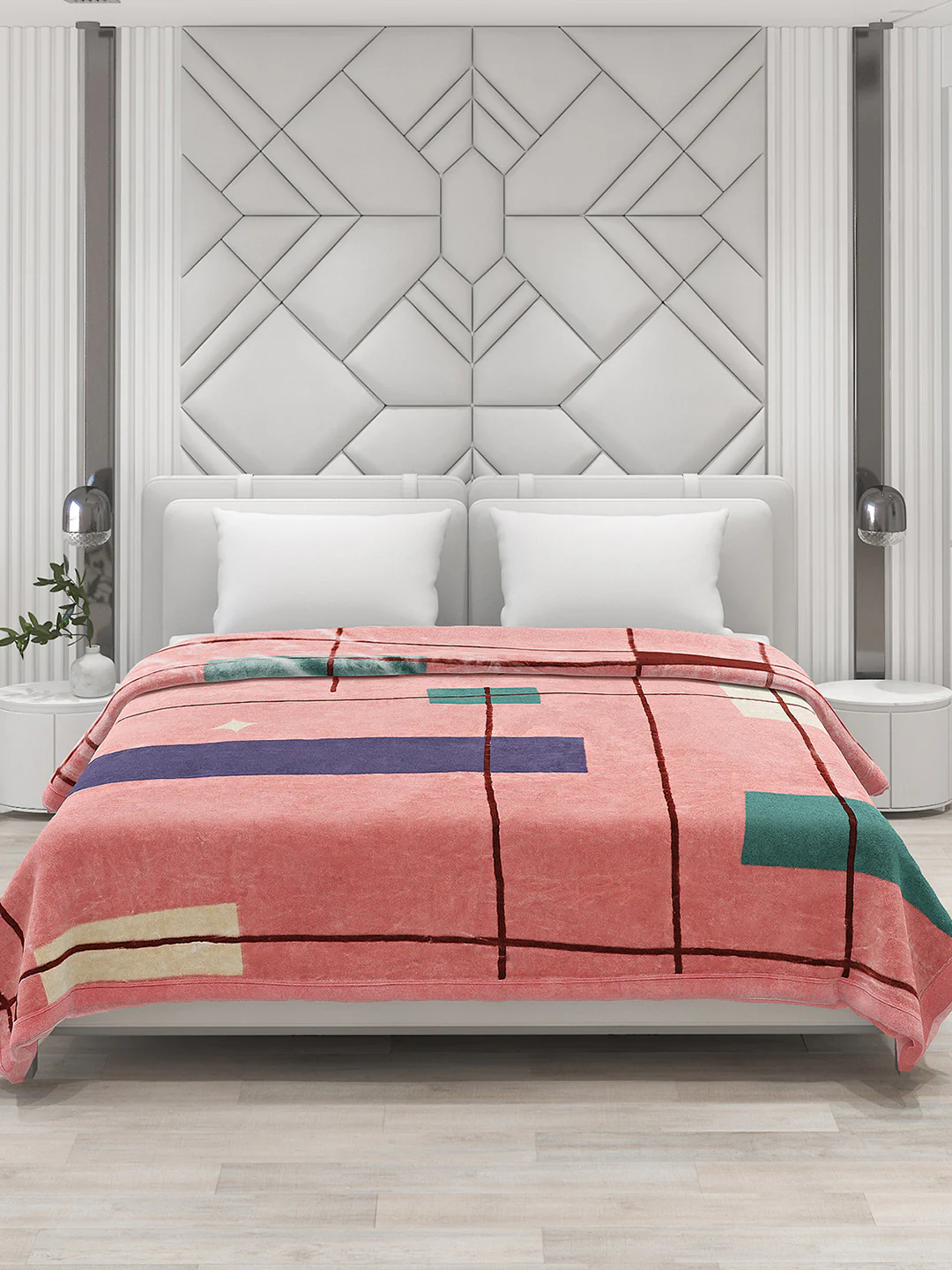 Printed Double Bed Blanket for Heavy Winter -2 Ply - Image 3