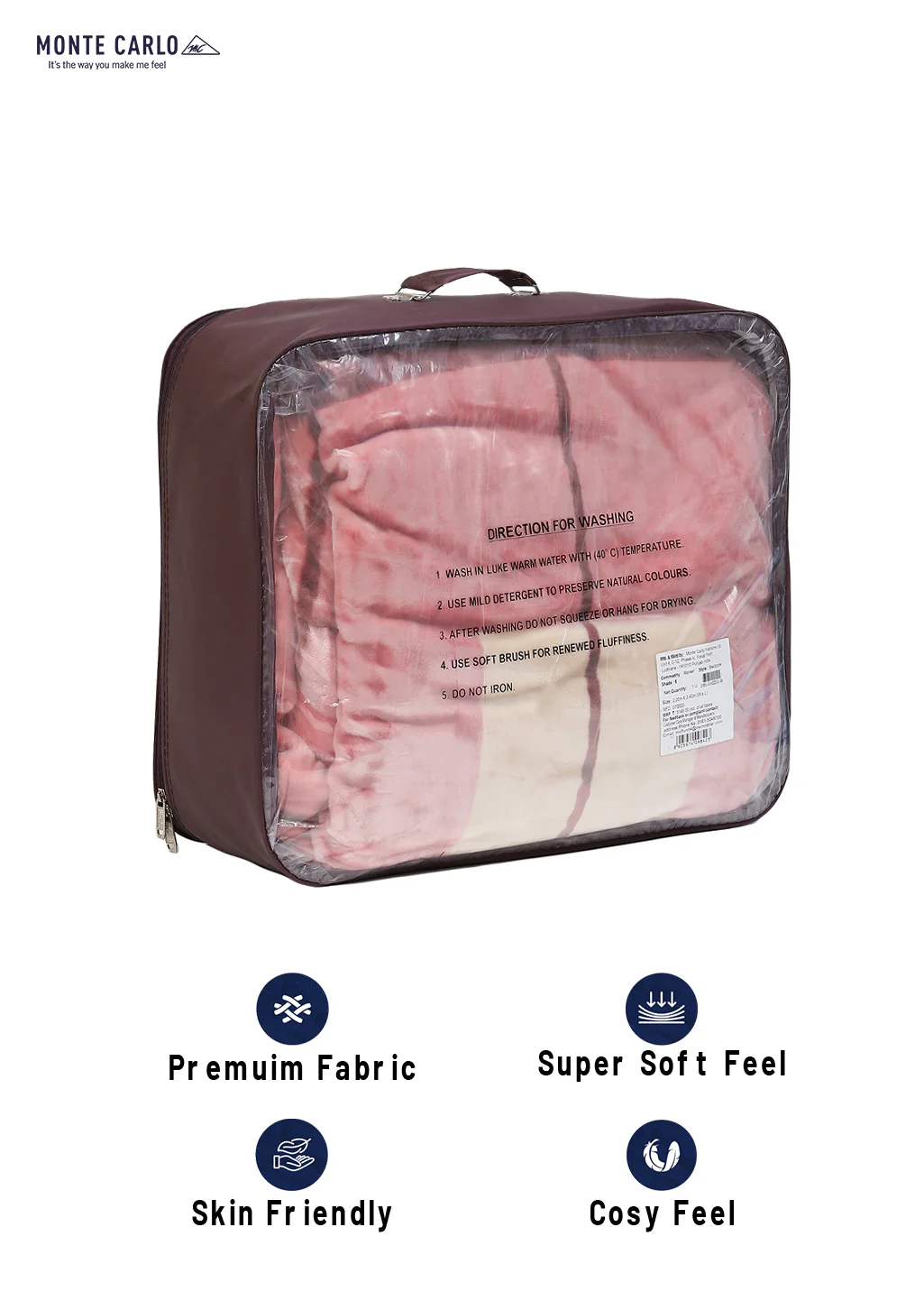 Printed Double Bed Blanket for Heavy Winter -2 Ply - Image 8
