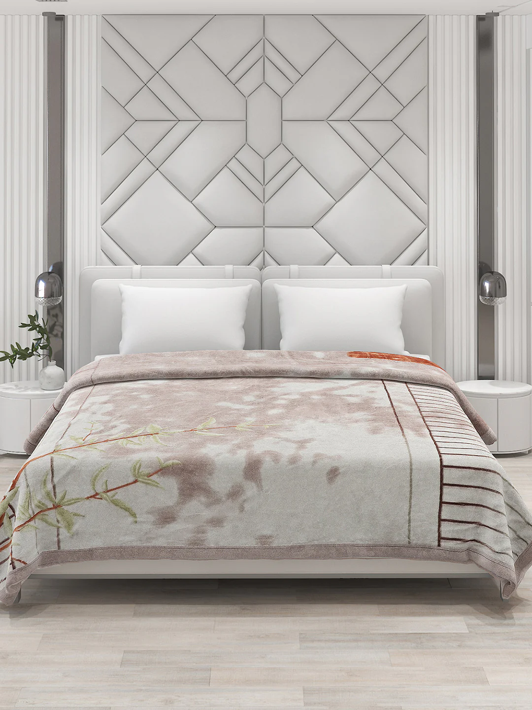 Printed Double Bed Blanket for Heavy Winter -2 Ply - Image 3