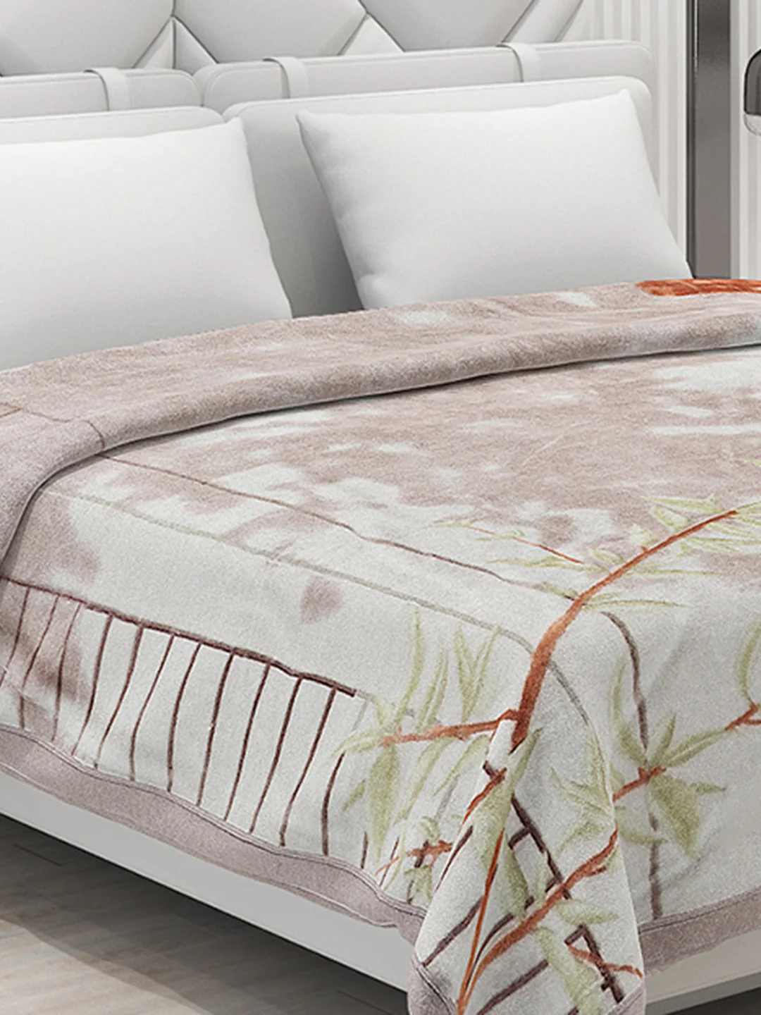 Printed Double Bed Blanket for Heavy Winter -2 Ply - Image 4
