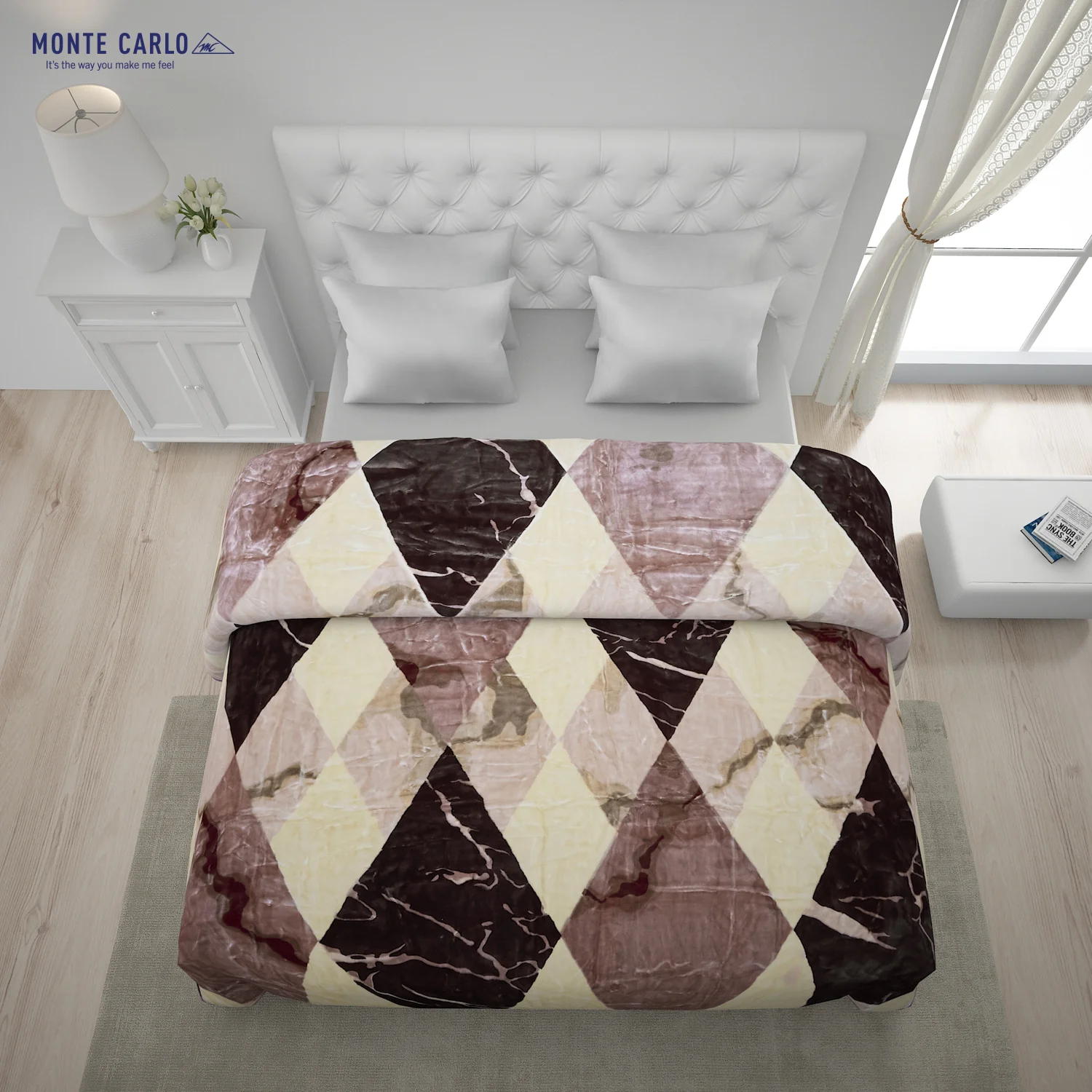 Printed Double Bed Blanket for Heavy Winter -2 Ply - Image 3