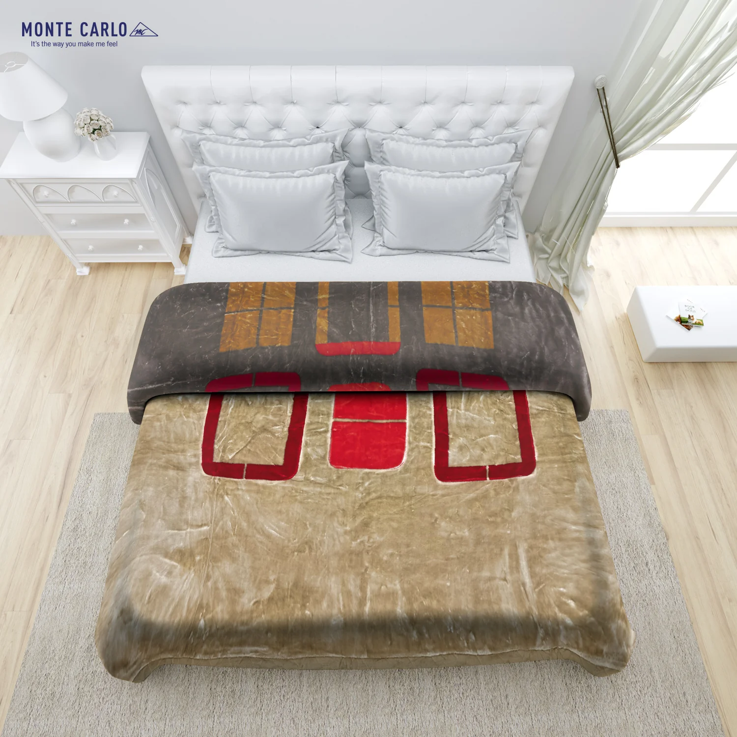 Printed Double Bed Blanket for Heavy Winter -2 Ply - Image 4
