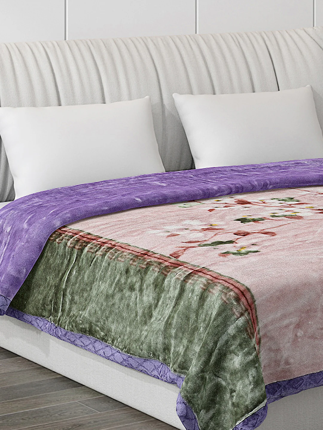 Printed Double Bed Blanket for Heavy Winter -2 Ply - Image 7