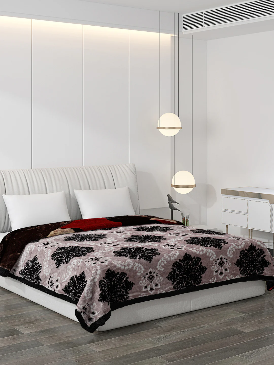 Printed Double Bed Blanket for Heavy Winter -2 Ply - Image 6