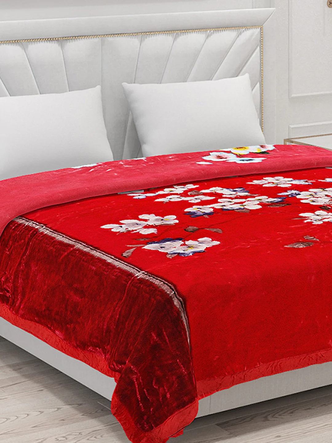 Printed Double Bed Blanket for Heavy Winter -2 Ply - Image 7