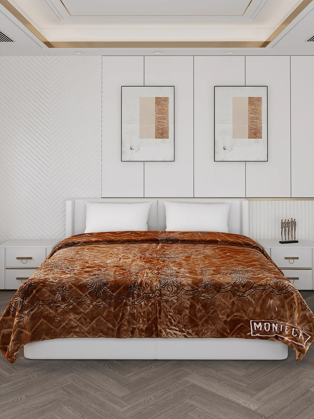 Printed Double Bed Blanket for Heavy Winter -2 Ply - Image 2